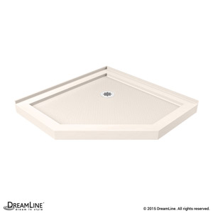 SlimLine Neo Angle Shower Base in Biscuit Color