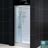 BUTTERFLY shower door with backwall QWALL-5 and TRIO base