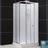 QWALL-04 with Cornerview Shower Enclosure and Quad Base