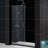 MIRAGE 48 in  REVERSIBLE FRAMELESS SLIDING SHOWER DOOR
