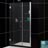 UNIDOOR w/ 18" Stationary Glass & SHELVES