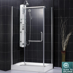 PANORAMA Shower Enclosure(Chrome Finish)