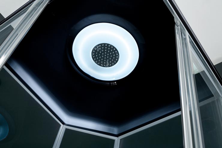 Dreamline Showers Reflection Jetted Steam Shower Digital Control Reflection Steam Shower Cabin Light