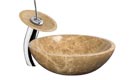 STONE VESSEL SINK DLVNF-001 Emperador_Light