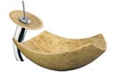 STONE VESSEL SINK DLVNF-074 Emperador Light