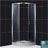 Sector with Chrome Finish and Rain Glass