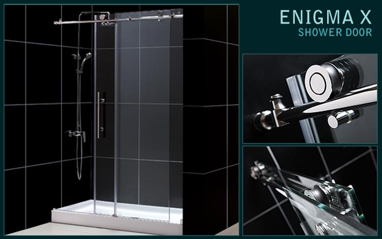 DreamLine sliding glass shower door
