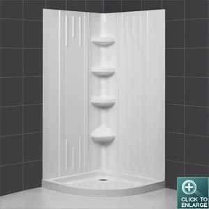 Sector SHOWER TRAY & BACKWALL