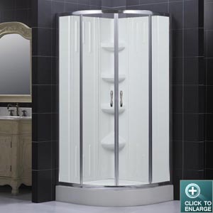 SECTOR SHOWER ENCLOSURE & BACKWALL
