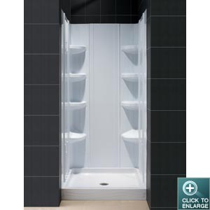 TRIO SHOWER TRAY & BACKWALL