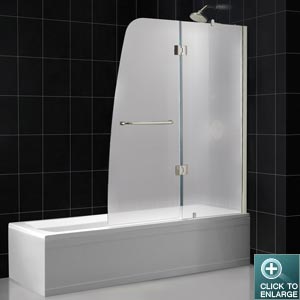 glass tub door frosted doors aqua bathtub frameless shower alternative views