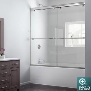 CHARISMA Frameless Sliding ByPass Tub Door