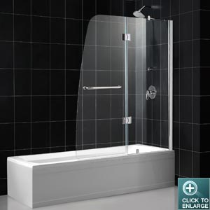 Aqua Tub Door (Chrome Finish)