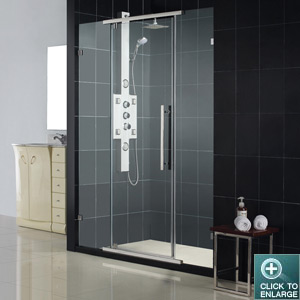 Vitreo Shower Door w/ Optional Column